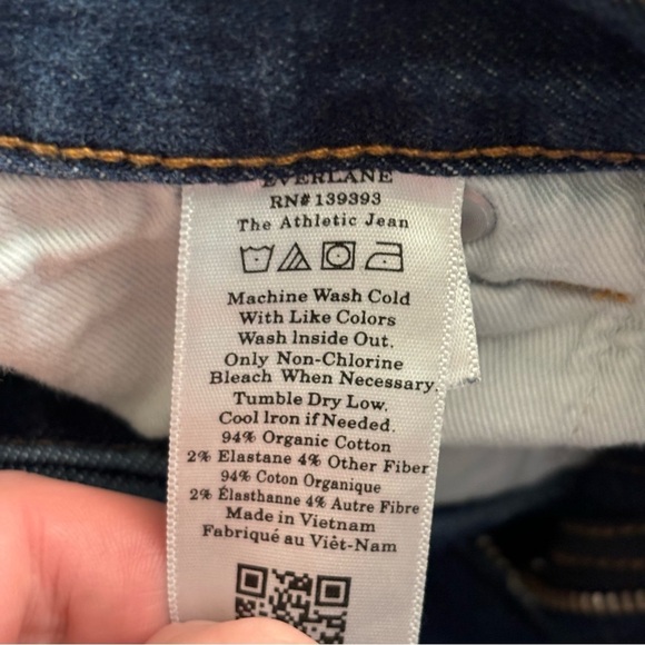 Everlane Uniform Men’s Athletic Fit Jean 33x30 Blue Stretch - Picture 7 of 10